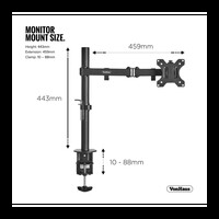 Nosač VONHAUS, stolni, za monitor, pojedinačni, 13–32"