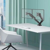 Nosač VONHAUS, stolni, dvostruki, do 27", s USB 3.0, plinski amortizer