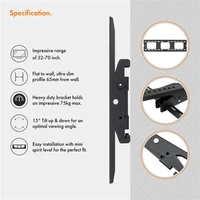 Nosač za TV VONHAUS, nagibni, 32–70", do 75kg, Amazon best seller Nosač za TV VONHAUS, nagibni, 32–70", do 75kg, Amazon best seller