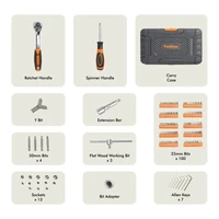 Set nasadnih ključeva VONHAUS, 130-dijelni