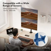 Nosač za monitor VONHAUS, stolni, dvostruki, do 32", vertikalni