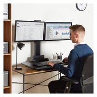 Radna stanica VONHAUS, sit & stand, za više monitora