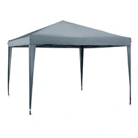 Paviljon VONHAUS, pop-up, 3x3m, slate sivi, s utezima