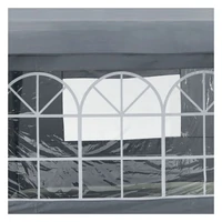 Paviljon VONHAUS, pop-up, 3x3m, slate sivi, s utezima