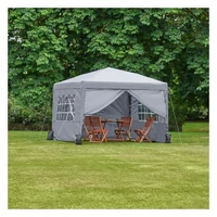 Paviljon VONHAUS, pop-up, 3x3m, slate sivi, s utezima