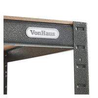 Radni stol VONHAUS, bez vijaka, 1.2m, s policom, HAMMERITE