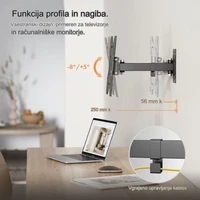 Nosač za TV/monitor VONHAUS, preklopni, 23–42", do 35kg