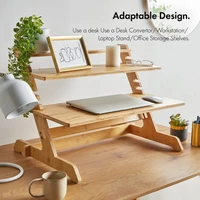 Stolić VONHAUS, coffee table, sit-stand, bambus