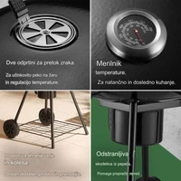 Roštilj VONHAUS, na ugljen, kotlovni