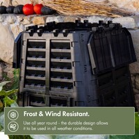 Komposter VONHAUS, 480L, crni, 2500597