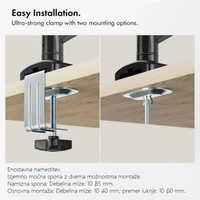 Nosač VONHAUS, stolni, pojedinačni, do 32", plinski amortizer, 3000914