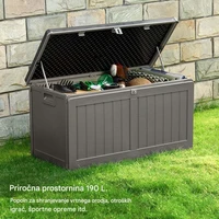 Kutija za pohranu VONHAUS, plastična, vrtna, 190L