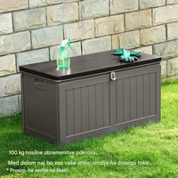 Kutija za pohranu VONHAUS, plastična, vrtna, 190L