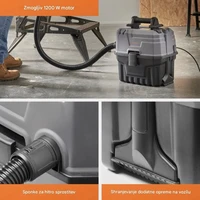 Usisavač VONHAUS, mokro-suhi, 3-u-1, 15L, 1200W, 3500391