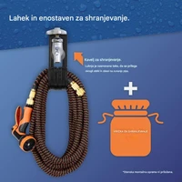 Crijevo vrtno VONHAUS, rastezljivo, 30m