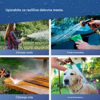 Crijevo vrtno VONHAUS, rastezljivo, 30m