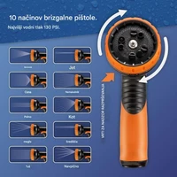 Crijevo vrtno VONHAUS, rastezljivo, 30m