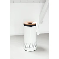 Košara za rublje BRABANTIA, 35L, okrugla, bijela
