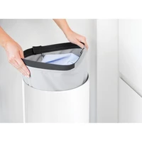 Košara za rublje BRABANTIA, 35L, okrugla, bijela