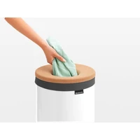 Košara za rublje BRABANTIA, 35L, okrugla, bijela