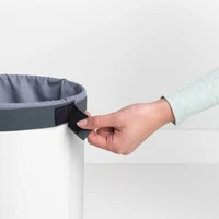 Košara za rublje BRABANTIA, 35L, okrugla, bijela