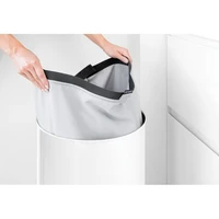 Košara za rublje BRABANTIA, 60L, okrugla, bijela