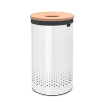 Košara za rublje BRABANTIA, 60L, okrugla, bijela