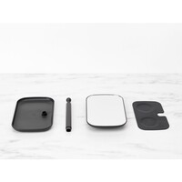 Ogledalo BRABANTIA ReNew s posudom za pohranu, tamno sivo