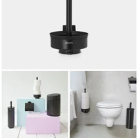 Držač za toaletni papir BRABANTIA, metalni, crni