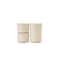 Set posuda za kupaonicu BRABANTIA, 3 komada, bež