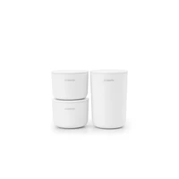 Set posuda za kupaonicu BRABANTIA, 3 komada, bijeli