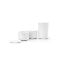 Set posuda za kupaonicu BRABANTIA, 3 komada, bijeli