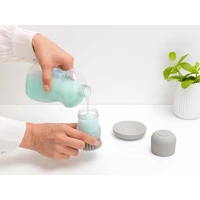 Četka za posuđe BRABANTIA s dozatorom sapuna, siva