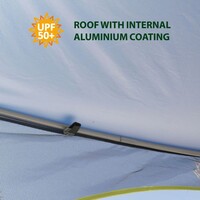 Paviljon BRUNNER Medusa II, zeleni, 300x300 cm (0102034N.C30)