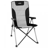 Stolica BRUNNER RAPTOR HIGHBACK, kamp, sklopiva, crna/siva (0404016N.C20)