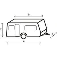 Navlaka BRUNNER za karavan, 6M, 550–600