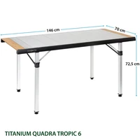 Stol BRUNNER TITANIUM QUADRA TROPIC, kamperski (0406096N)