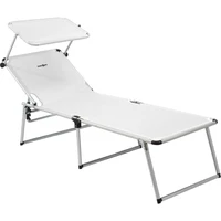Ležaljka BRUNNER MALIBU HIGH, s baldahinom, bijela (0410010N.C00)