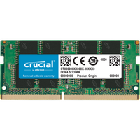 Memorija CRUCIAL 32 GB, DDR4, 3200 MHz, SODIMM, CL22, 1.2V