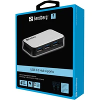 Hub SANDBERG USB 3.0, 4 porta