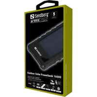 Powerbank SANDBERG Outdoor Solar 16.000mAh, IP67, solarni