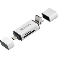 Čitač kartica SANDBERG USB-C, USB-A i micro-USB