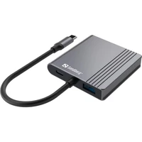 Docking stanica SANDBERG USB-C 2xHDMI + USB + Power Delivery, za 2 monitora