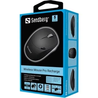 Miš SANDBERG Wireless Mouse Pro Recharge, bežični, punjivi