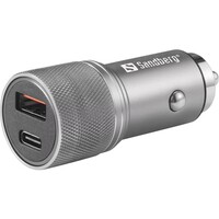 Punjač za auto SANDBERG, 1xQC3.0 i 1xUSB-C, 48W