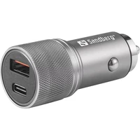 Punjač za auto SANDBERG, 1xQC3.0 i 1xUSB-C, 48W