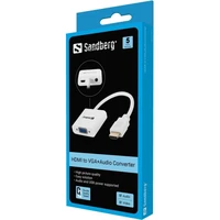 Adapter SANDBERG HDMI na VGA + audio pretvarač