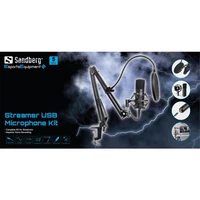 Mikrofon SANDBERG Streamer USB Microphone Kit