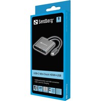 Dock SANDBERG USB-C Mini HDMI + USB