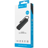 Hub SANDBERG USB 3.0, 7-portni